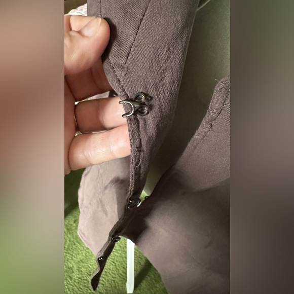 EUC Lane Bryant Brown STRETCHY Fitted Suit Jacket with Hook & Eye Closure, Sz 26 - Picture 12 of 13